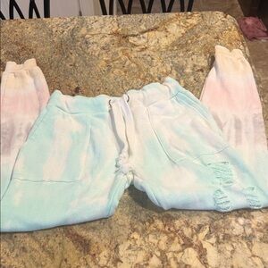 Pastel Tie-Dye Women Joggers